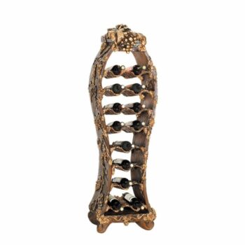 Gold & Mahogany Finish HD-1176 Display By Homey Design