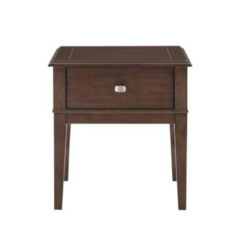 Brown Claremore collection End table By homelegance