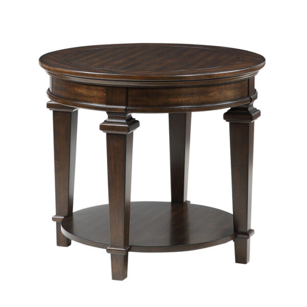 Tobias collection Round End table By homelegance - Image 2