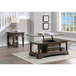 Tobias collection Rectangular End table With Drawer By homelegance - Image 5