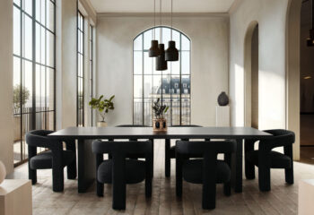 Black Sonoma Dining Table By Diamond Sofa