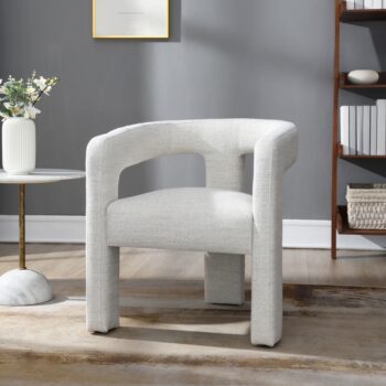 Lomas Beige Boucle Side Chair