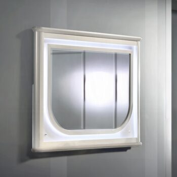 Laveda Pearl White Mirror with LED