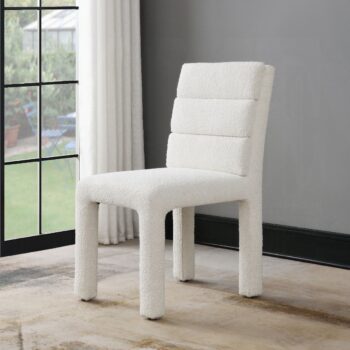 Hettie Beige Boucle Side Chair