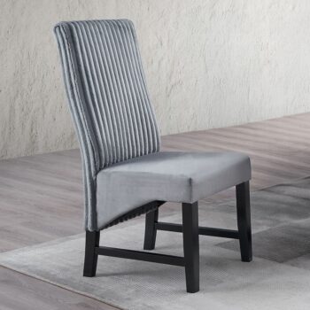 Kini Gray Corduroy Side Chair