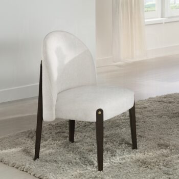 Clayten Beige Chenille Side Chair