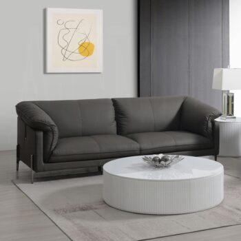 Tadi Sofa in Black Leather LV04510 By ACME