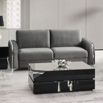 Wenona Gray Velvet Sofa LV01710 By ACME