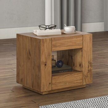 Harlan End Table in Brown Finish LV03776 By ACME