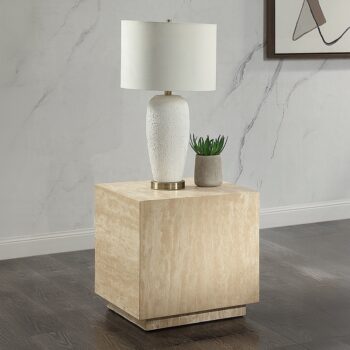 Deon Beige End Table LV04246 By ACME