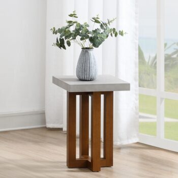 Keven Walnut End Table LV03016 By ACME