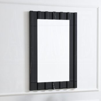 Drisana Accent Mirror in Black Mirrored Finish AC03871 By ACME