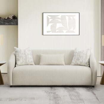 Etienne Sofa with 3 Pillows in Beige Linen LV03580 By ACME