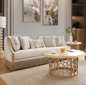 Living Room Beige Sofa HD-6127