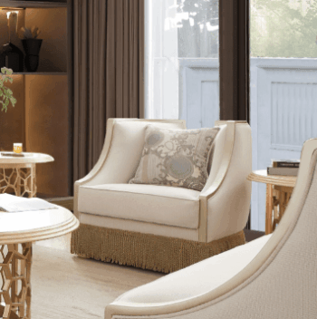 Arm Chair Beige HD-6127