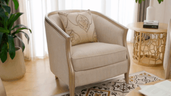 Beige Arm Chair HD-7005