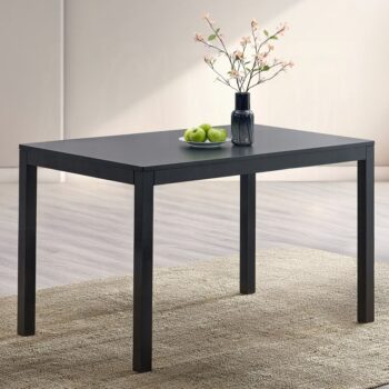 Briar Wooden Table in Black Finish
