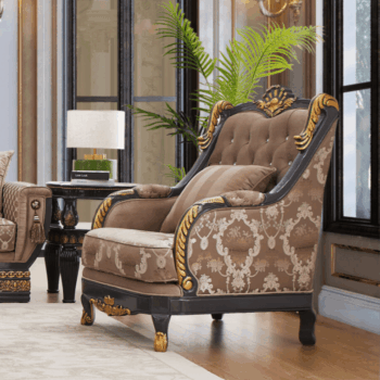 Brown Arm Chair HD-9049