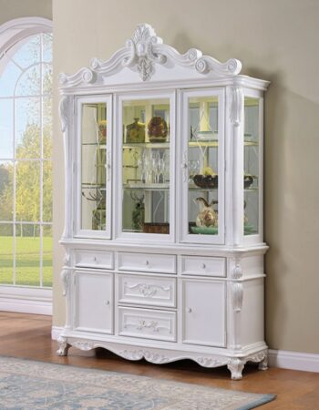 Manzanita White Hutch & Buffet FM3261WH-HB-SET By Furniture Of America