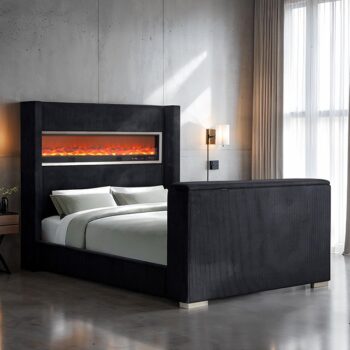 Sumter Black Bed FM74004BK By Furniture Of America