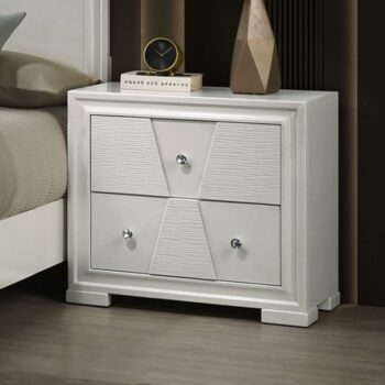 Holsted White Nightstand FM72012WH-N By Furniture Of America