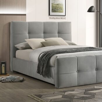 Merced Light Gray Bed FM72007LG By Furniture Of America
