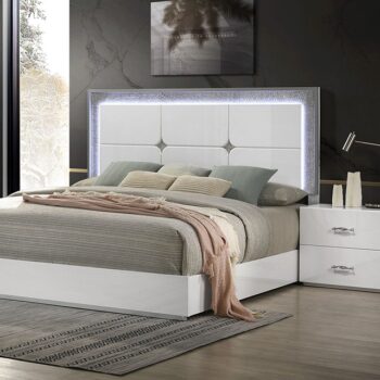 Stoholm White Bed FM72000WH By Furniture Of America
