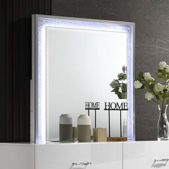 Stoholm White Mirror FM72000WH-M By Furniture Of America