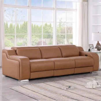 1116 Power Reclining Sofa with Dual Recliners and Power Headrests By GU Furniture