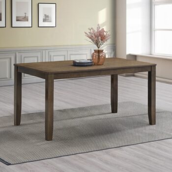 Damica Dining Table in Walnut Finish