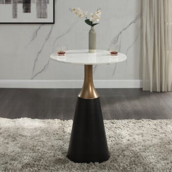 Jaramillo Counter Height Table with Natural Marble Top