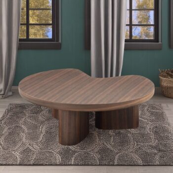 Yoab Coffee Table in Smoked Oak Finish