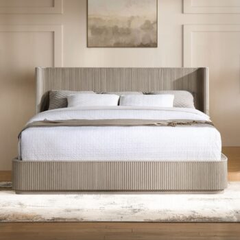 Leanna Bed in Light Oak