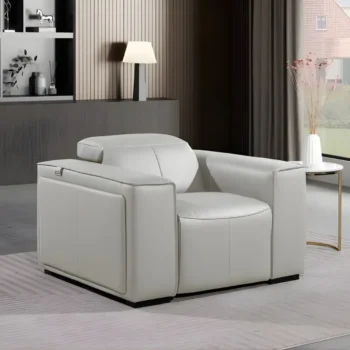 1224 Chair in Genuine Leather By Gu Furniture