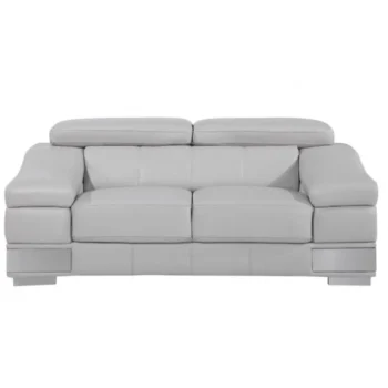 415 DivanItalia Loveseat Top Grain Italian Leather by Gu Furniture