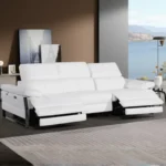 1246 DivanItalia Top Grain Italian Leather Sofa By GU Furniture - Image 2