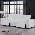 1224 DivanItalia Top Grain Italian Leather Sofa By GU Furniture - Image 3