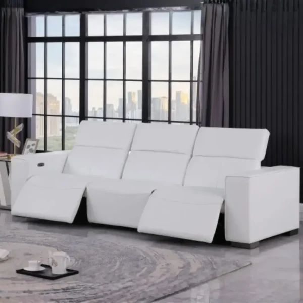 1224 DivanItalia Top Grain Italian Leather Sofa By GU Furniture - Image 3