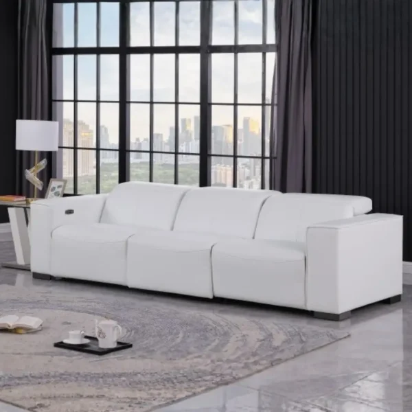 1224 DivanItalia Top Grain Italian Leather Sofa By GU Furniture - Image 2
