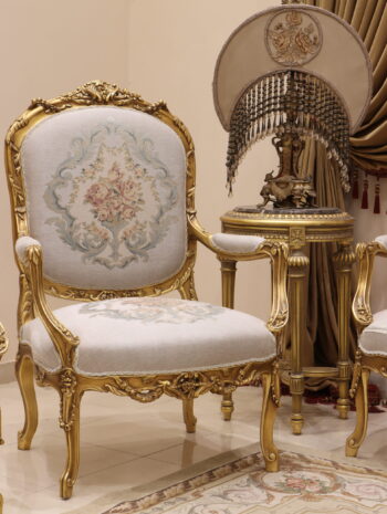 Handmade Pure Beige Chair