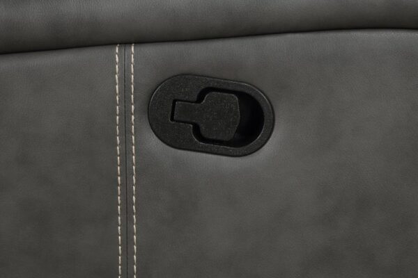 Raelynn Upholstered Track Arm Motion Sofa Gray By Coaster Furniture