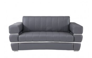 904 DivanItalia Top Grain Italian Leather Loveseat By GU Furniture