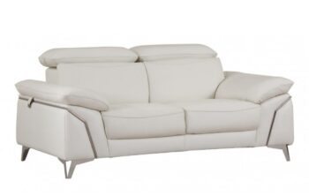 727 Loveseat DivanItalia Top Grain Italian Leather by Gu Furniture