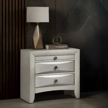 Ramondi Landis Nightstand in Antique White Finish BD05283 By ACME