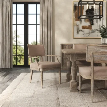 Reforma Upholstered Dining Arm Chair