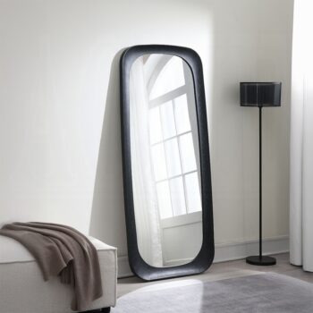 Izusa Black Framed Wall Mirror