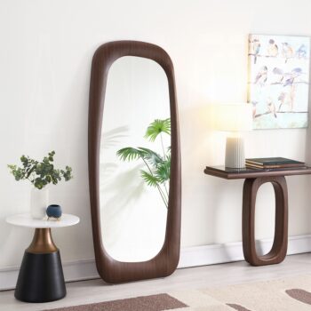 Dana Walnut Framed Wall Mirror