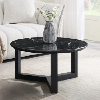 Dara Natural Marble Top Coffee Table