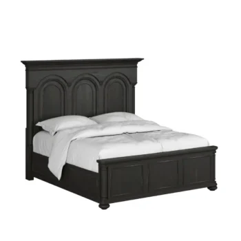 Black Panel Bed