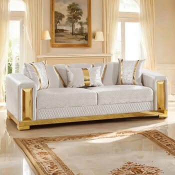 Valdosta Sofa – Glam Beige Sofa